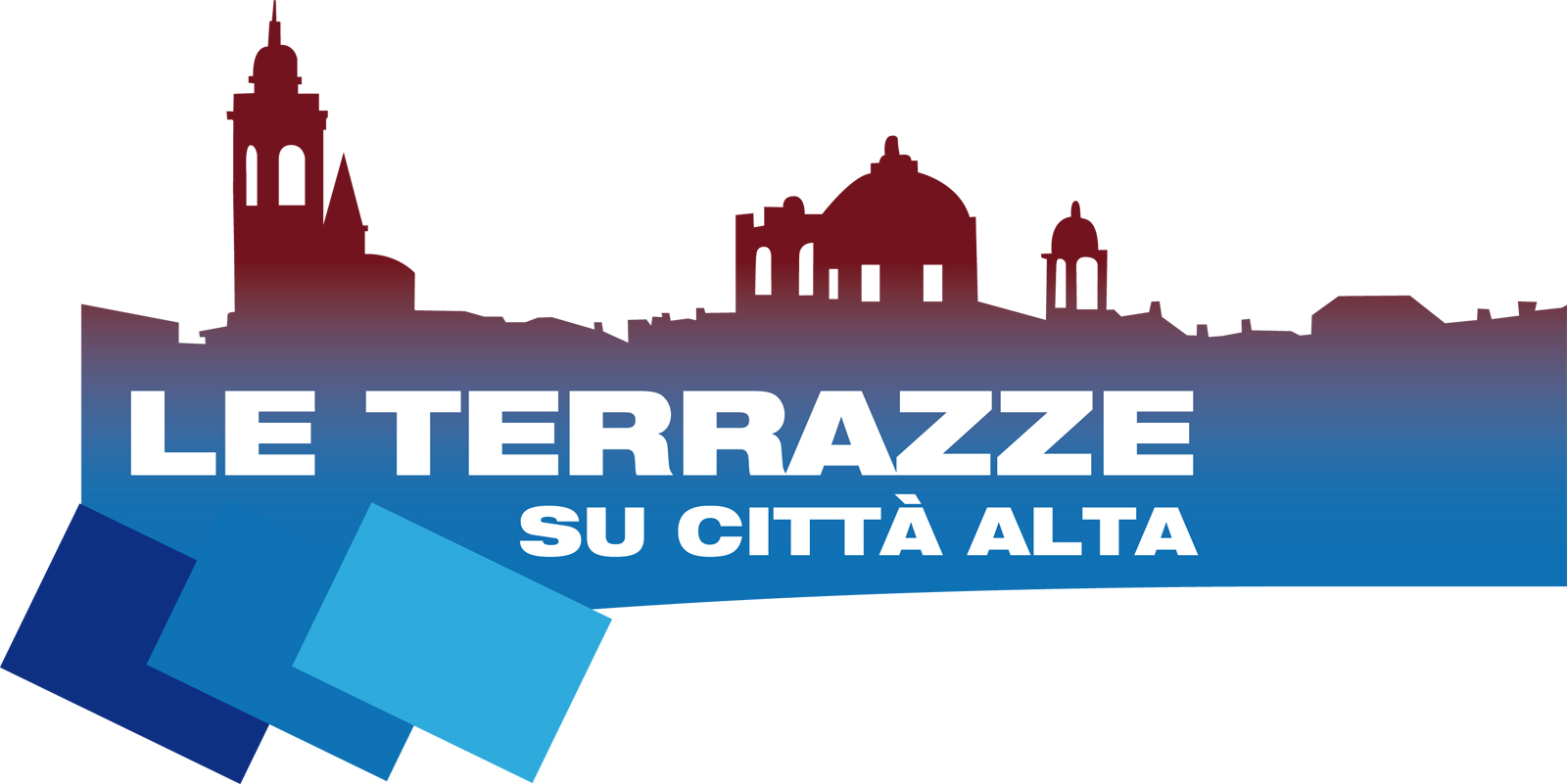 Le terrazze su città alta Bergamo