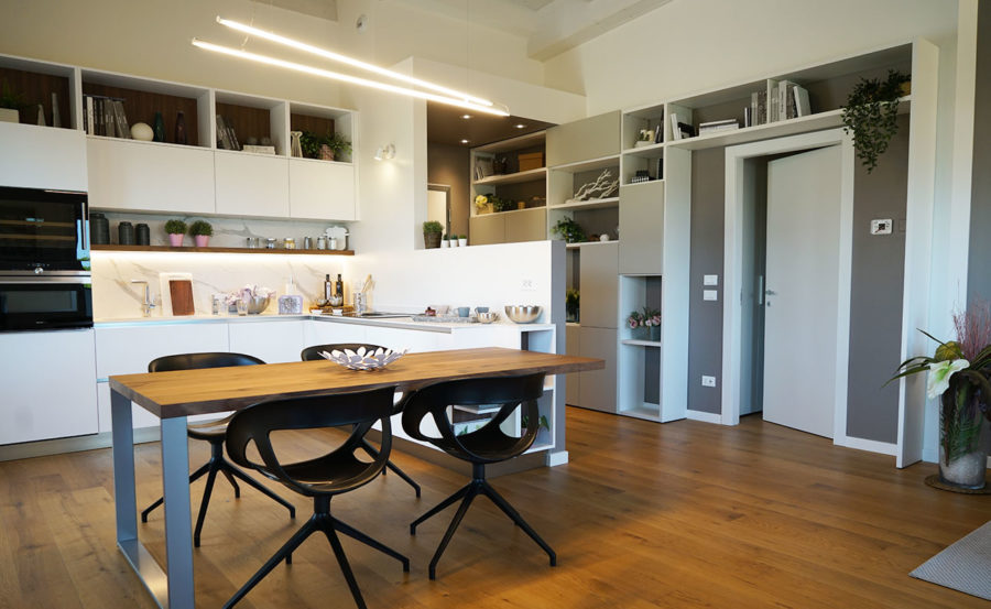cucina-pranzo-attico-a9-bergamo-ferretticasa