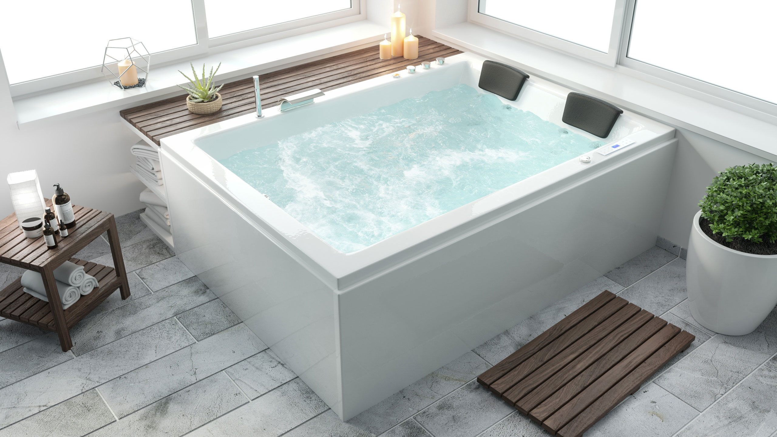 Il relax  proprio a casa tua: la vasca da bagno